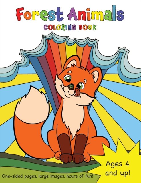 Cover for Engage Books · Forest Animals Coloring Book for Kids Ages 4-8! (Paperback Bog) (2020)