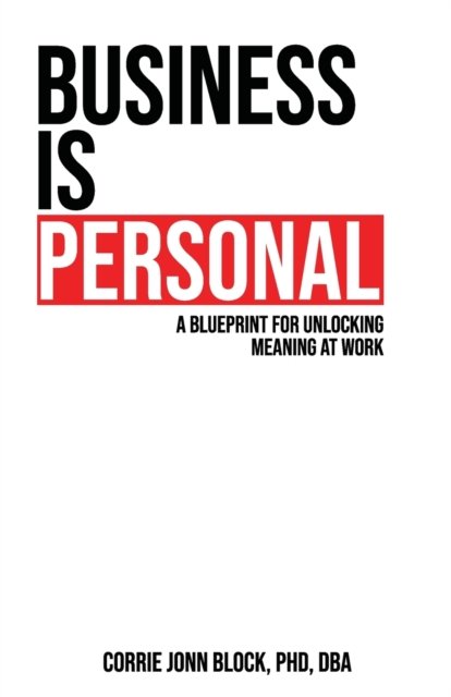 Cover for Corrie Block · Business is Personal (Paperback Bog) (2021)