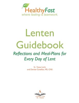 Cover for Sister Vassa Larin · HealthyFast Lenten Guidebook (Paperback Book) (2022)