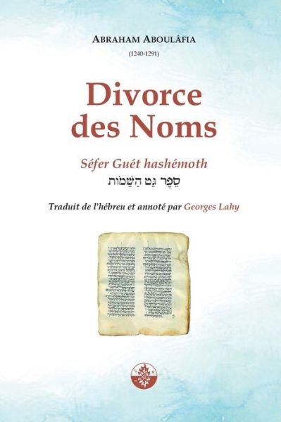 Cover for Abraham Aboulafia · Divorce des Noms (Pocketbok) (2021)