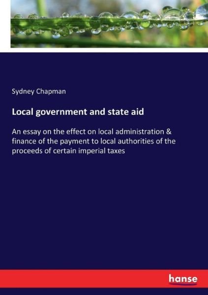 Cover for Chapman · Local government and state aid (Bok) (2017)