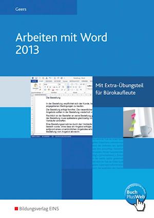 Cover for Geers · Arbeiten mit Word 2013 (Book)