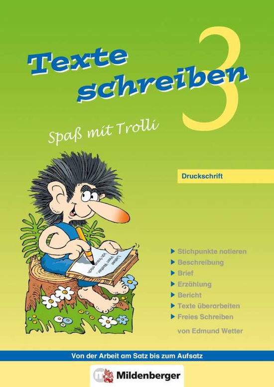 Cover for Edmund Wetter · Texte schreib.Spaß m.Trolli.DS. 3.Sj. (Book)