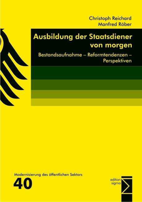 Cover for Reichard · Ausbildung der Staatsdiener vo (Book)