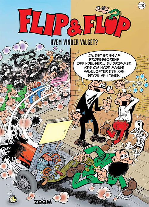 Cover for F. Ibáñez · Flip &amp; Flop: Flip &amp; Flop 28: Hvem vinder valget? (Heftet bok) [1. utgave] (2023)