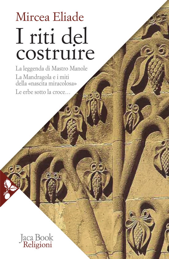 Cover for Mircea Eliade · I Riti Del Costruire. Commenti Alla Leggenda Di Mastro Manole, La Mandragola E I Miti Della Nascita Miracolosa, Le Erbe Sotto La Croce (Book)