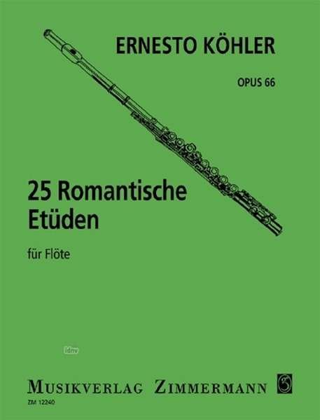 Cover for Köhler · 25 romantische Etüden,Fl.ZM12240 (Bok)