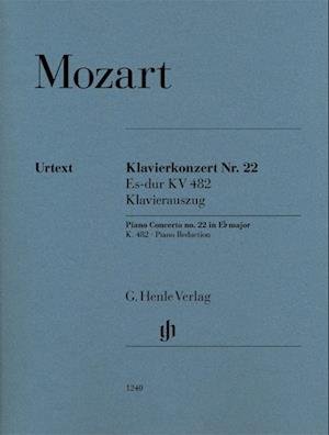 Cover for Wolfgang Amadeus Mozart · Piano Concerto no. 22 E flat major K. 482 (Paperback Book) (2021)