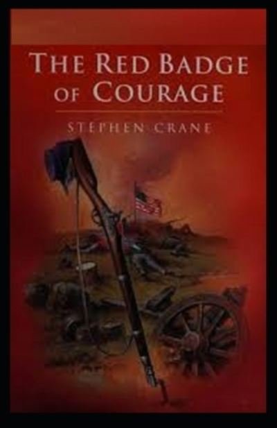 Cover for Stephen Crane · The Red Badge of Courage (Illustarted) (Paperback Bog) (2022)