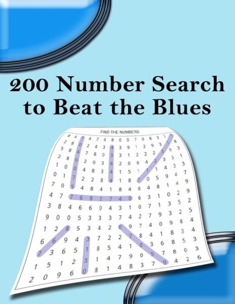 Cover for Chris Bacon · 200 NUMBER SEARCH to Beat the Blues (Paperback Book) (2020)