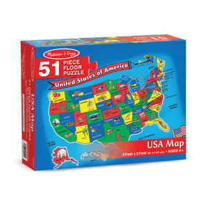 Cover for Melissa &amp; Doug · U.s.a. Map Floor (N/A) (2012)