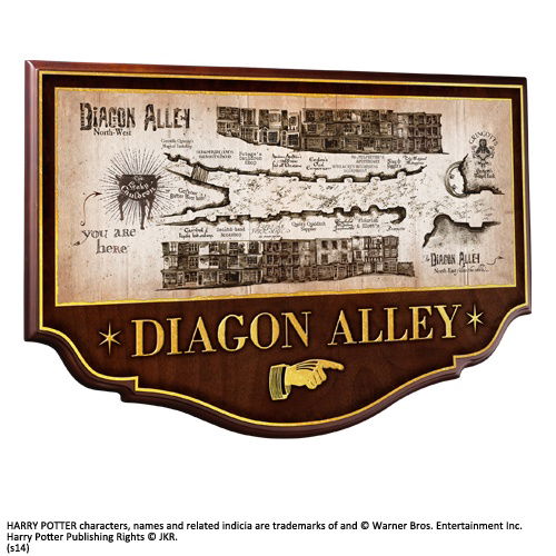 Chemin De Traverse (Placca Murale) - Harry Potter: Noble Collection - Produtos - Noble - 0849421002404 - 2020