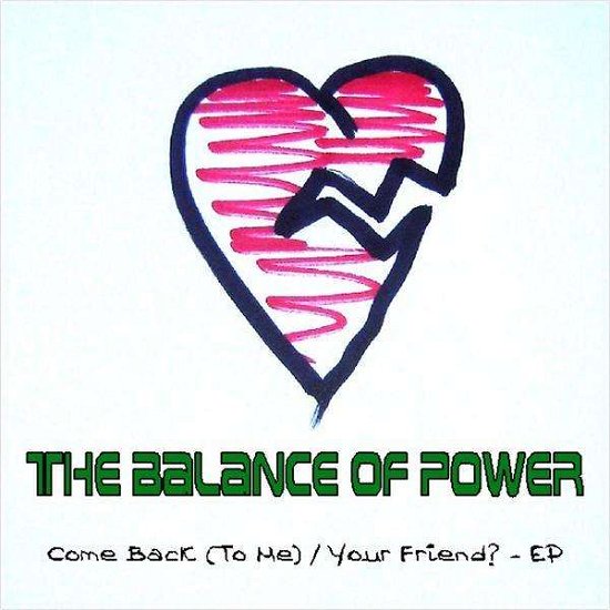 Cover for Balance of Power · Come Back (To Me) / Your Friend? EP (CD) (2009)