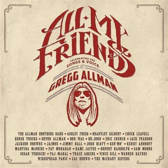 Cover for Gregg Allman · All My Friends (CD) (2014)