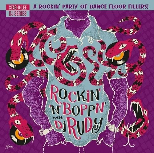 Cover for Rockin' &amp; Boppin' With Dj Rudy (LP) (2022)