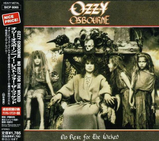 Cover for Ozzy Osbourne · No Rest for Wicked (CD) [Japan Import edition] (2008)