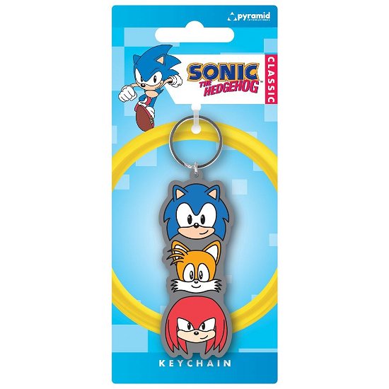 Cover for Sonic · SONIC - Trio Stack - PVC Keychain (Spielzeug) (2023)