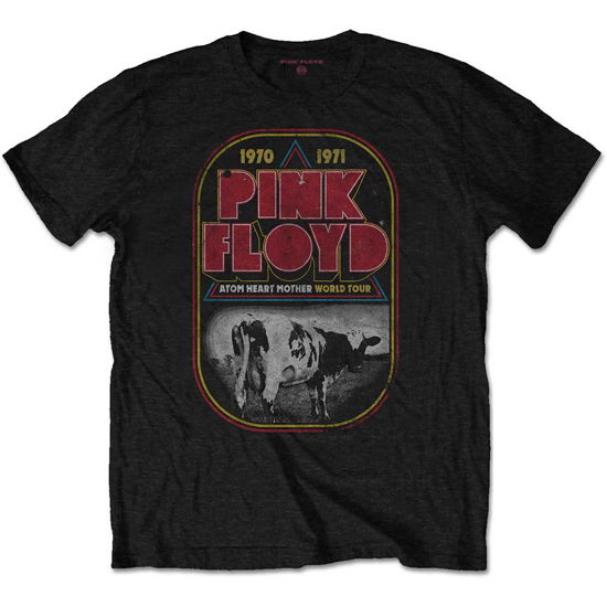 Cover for Pink Floyd · Pink Floyd Unisex T-Shirt: AHM Tour (Black) (T-shirt) [size XXL] [Black - Unisex edition] (2017)