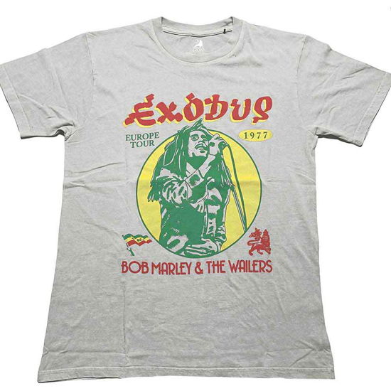 Bob Marley Unisex T-Shirt: 1977 Tour (Wash Collection) - Bob Marley - Merchandise -  - 5056561042404 - 
