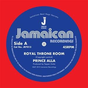 Cover for Prince Alla · Royal Throne Room / Hail Rastafari (LP) (2023)