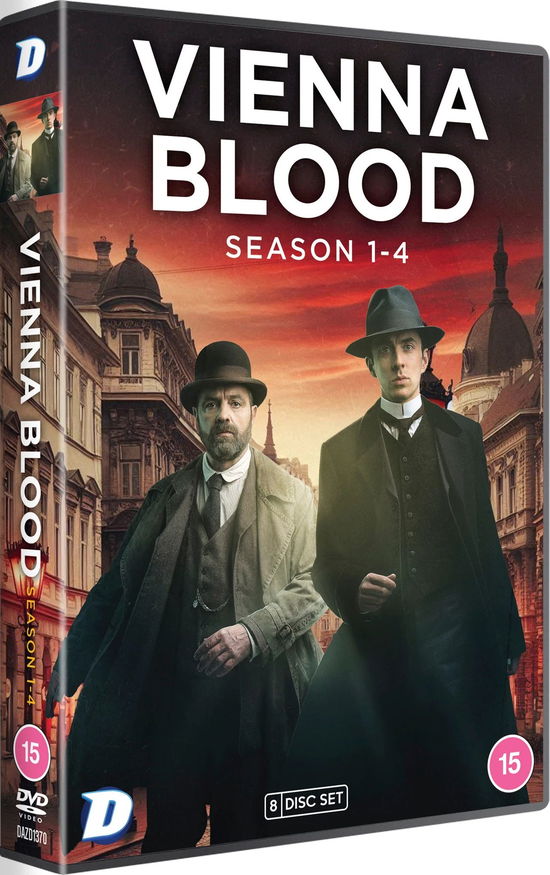 Cover for Vienna Blood Season 14 DVD · Vienna Blood: Season 1-4 (DVD) (2024)