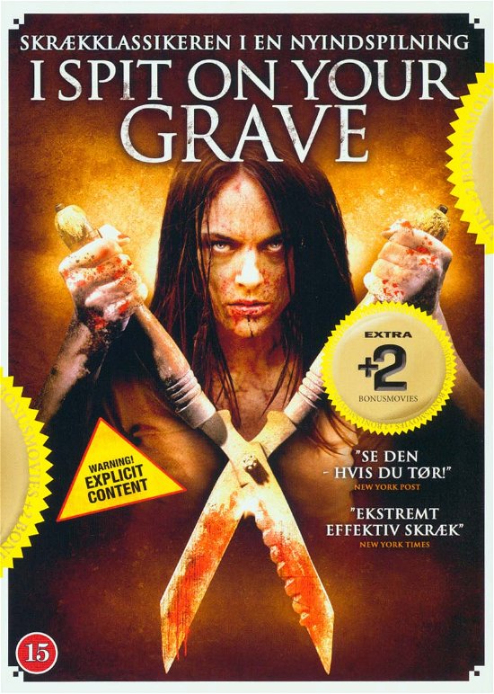 Cover for I Spit on Your Grave + 2 film (DVD) (2016)