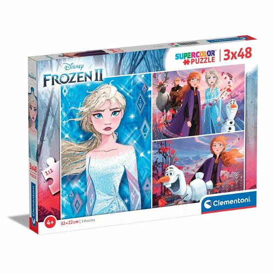 Cover for Clementoni · Puslespil Frozen, 3x48 brikker (Pussel) (2023)
