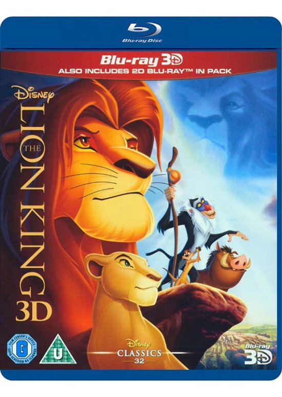 Cover for The Lion King (Blu-ray 3d) · The Lion King 3D+2D (Blu-ray) (2014)