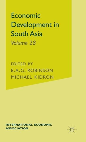 Cover for M Kidrond · Economic Development in South Asia - International Economic Association Series (Hardcover Book) (1969)