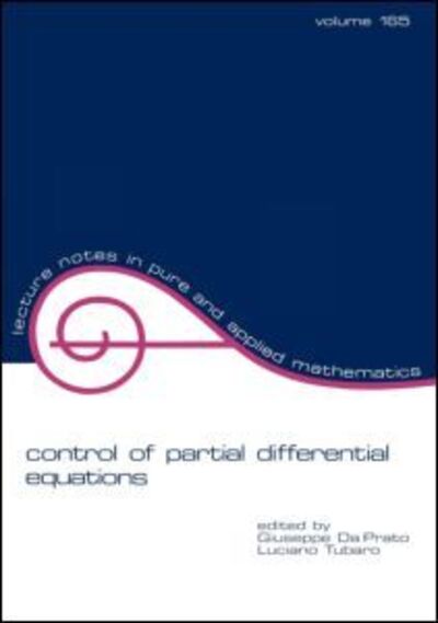 Cover for Giuseppe Da Prato · Control of Partial Differential Equations - Lecture Notes in Pure and Applied Mathematics (Paperback Book) (1994)