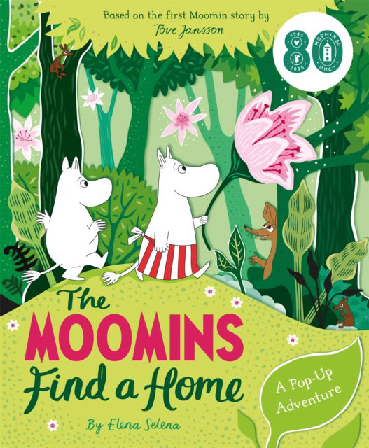 Cover for Macmillan Children's Books · The Moomins Find a Home: A Pop-Up Adventure: Based on Tove Jansson's first Moomin story, The Moomins and the Great Flood (Hardcover Book) (2025)