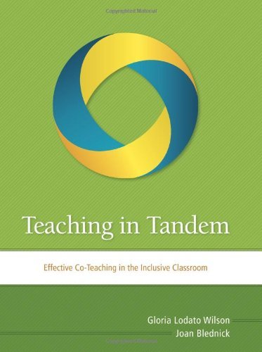 Cover for Gloria Lodato Wilson · Teaching in Tandem: Effective Co-Teaching in the Inclusive Classroom (Paperback Book) (2011)