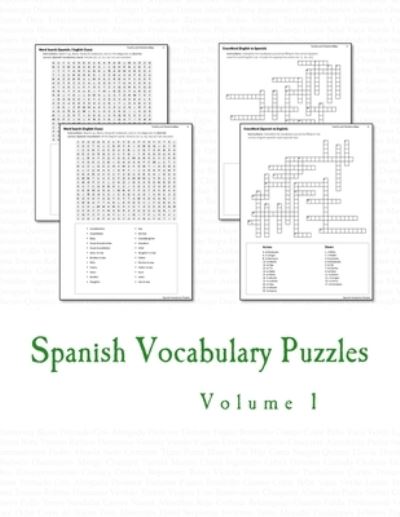 Cover for A Jaskolski · Spanish Vocabulary Puzzles - Volume 1 (Paperback Book) (2017)