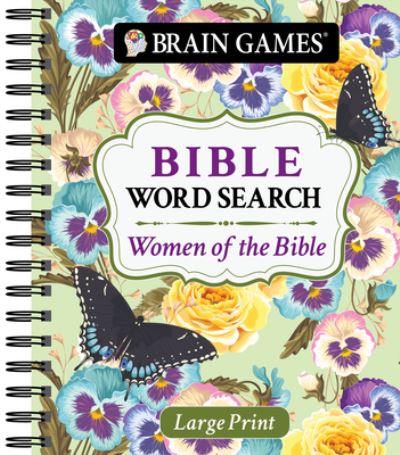 Cover for Publications International Ltd. · Brain Games - Large Print Bible Word Search (Spiral Book) (2022)