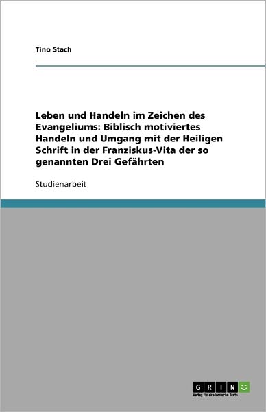 Cover for Stach · Leben und Handeln im Zeichen des (Book) [German edition] (2008)