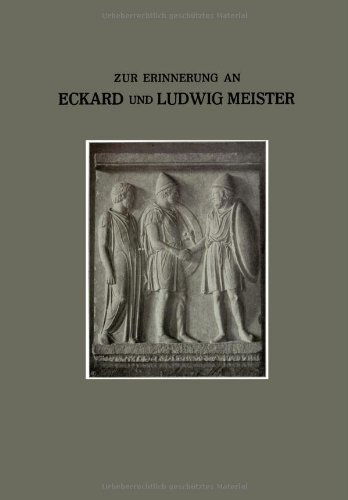 Cover for Karl Meister · Zur Erinnerung an Unsere Bruder Eckard Und Ludwig (Paperback Book) [1915 edition] (1915)