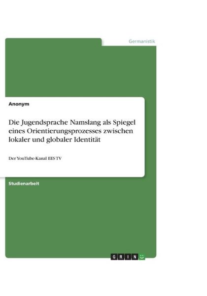 Cover for Born · Die Jugendsprache Namslang als Spi (Book)