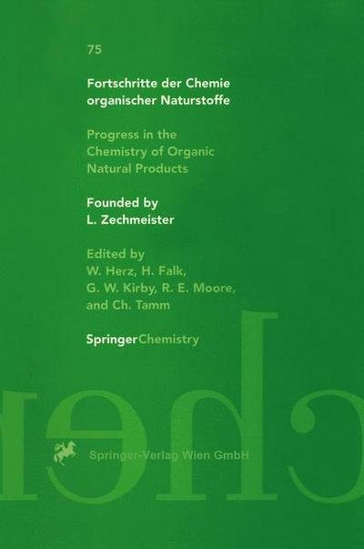 Cover for M T Collett · Fortschritte der Chemie organischer Naturstoffe / Progress in the Chemistry of Organic Natural Products - Fortschritte der Chemie organischer Naturstoffe   Progress in the Chemistry of Organic Natural Products (Paperback Book) [Softcover reprint of the original 1st ed. 1998 edition] (2012)