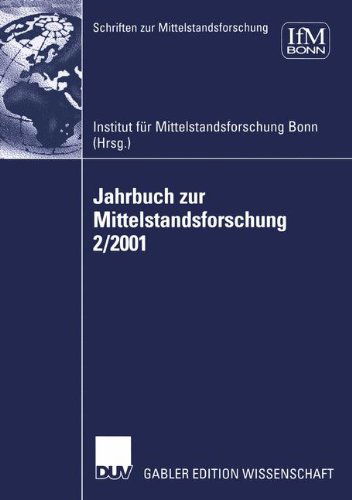 Cover for Institut Fur Mittelstandsforschung Bonn · Jahrbuch Zur Mittelstandsforschung 2/2001 - Schriften Zur Mittelstandsforschung (Paperback Book) [2002 edition] (2002)