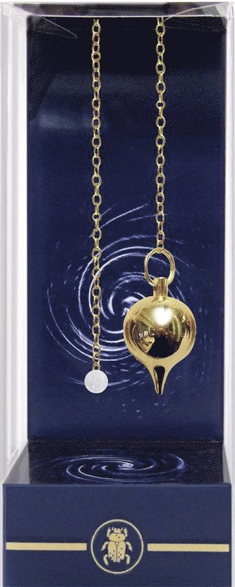 Cover for Deluxe Gold Drop Pendulum (Oracle cards) (2014)