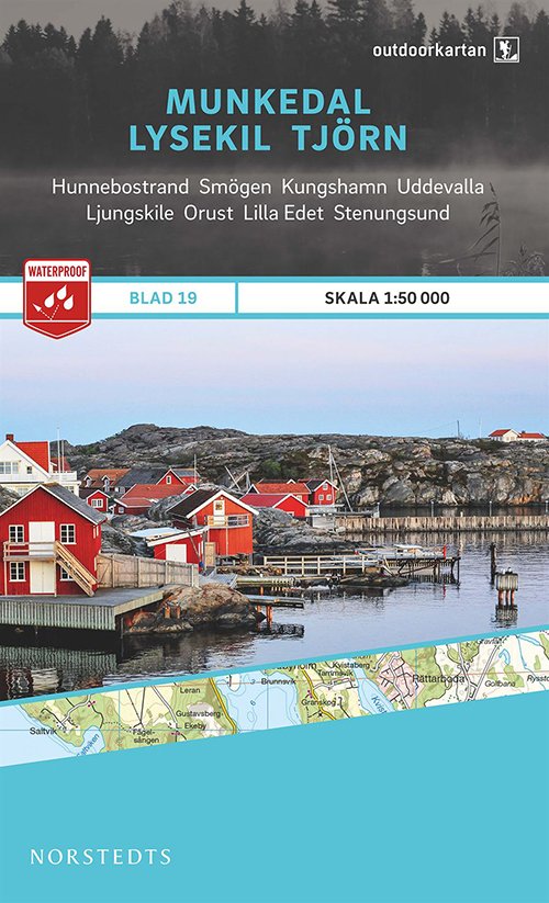 Cover for Norstedts · Outdoorkartan: Munkedal - Lysekil - Tjärn (Hardcover Book) (2015)