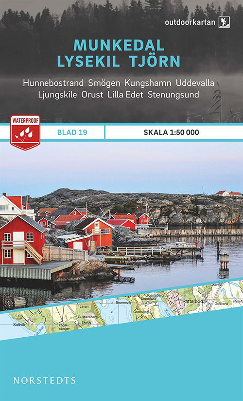 Cover for Norstedts · Outdoorkartan: Munkedal - Lysekil - Tjärn (Hardcover Book) (2015)