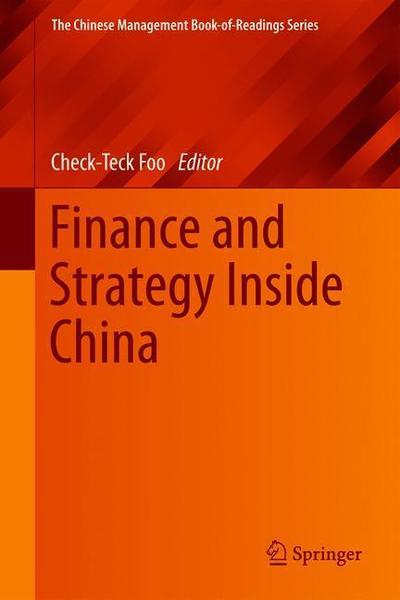Cover for Finance and Strategy Inside China (Book) [1st ed. 2019 edition] (2019)