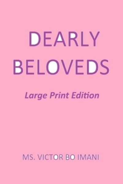 Cover for Botswanna Imani · Dearly Beloveds (Paperback Book) (2020)