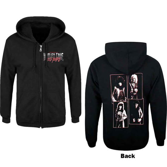 Cover for Mötley Crüe · Motley Crue Unisex Zipped Hoodie: 40 Years (Back Print) (Hoodie)