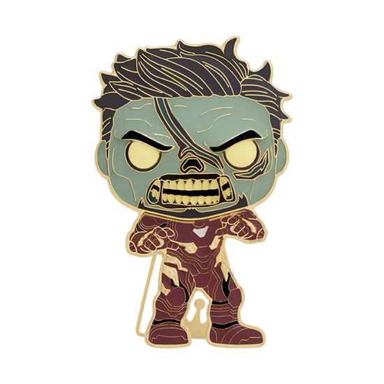 Cover for Funko Pop! Pins: · What If...? POP! Pin Ansteck-Pin Zombie Tony Stark (Legetøj) (2023)