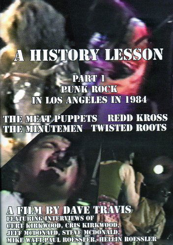 Cover for History Lesson Part 1: Punk Rock in Los Angeles in 1984 (DVD) (2013)