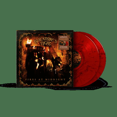 Cover for Blackmore's Night · Fires at Midnight (LP) [Red / Black Marbled edition] (2024)