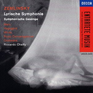 Cover for Riccardo Chailly · Zemlinsky: Lyrische Symphonie / Sinf (CD) [Japan Import edition] (2005)