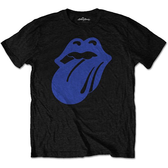 The Rolling Stones Unisex T-Shirt: Blue & Lonesome 1972 Logo - The Rolling Stones - Koopwaar - Bravado - 5055979971405 - 